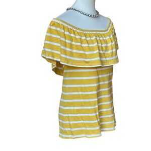 beachlunchlounge Off Shoulder Jersey Blouse XS